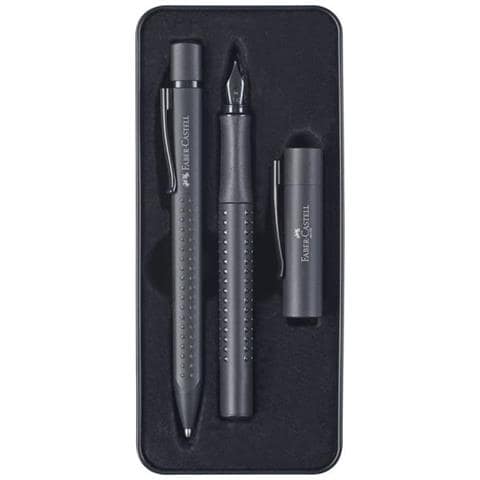 Faber Castell Set Regalo Stilograf M Grip E. black - Foto 2
