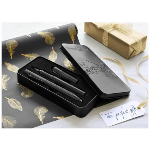 Faber Castell Set Regalo Stilograf M Grip E. black - Foto 3