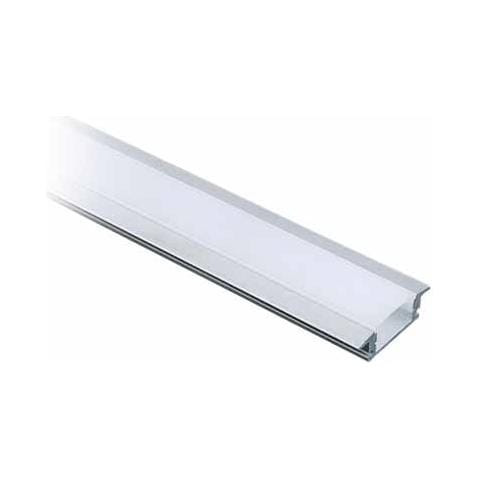 V-tac Vt-8106w Profilo In Alluminio Colore Bianco Da 2m Milky Cover Per Striscia Led - Sku 3368 - Foto 1