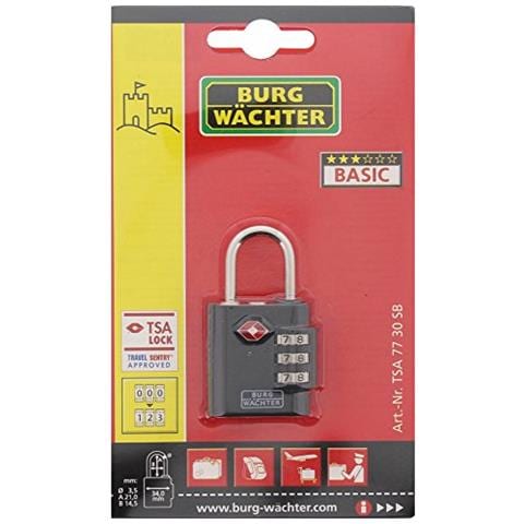 Lucchetto Tsa 77, 30 Millimetri Sb, 1 Pezzi, 105.021.986 - Foto 3