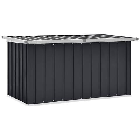 Baule da Giardino Antracite 129x67x65 cm - Foto 1