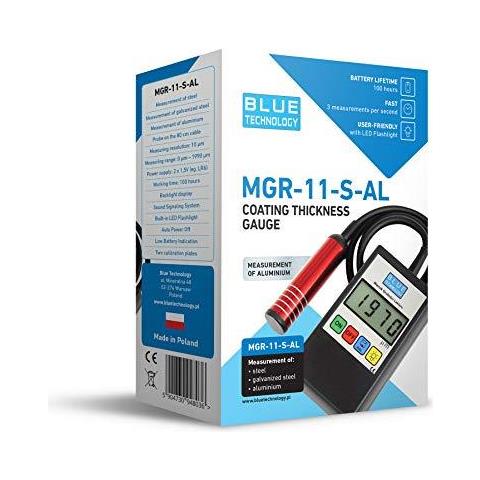 Spessore Di Laccatura Meter Gauge Mgr-11-s-al Con Sonda (inox Alluminio) - Foto 4