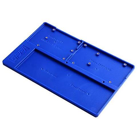 Lampone Pi 4 Holder Abs Holder Tagliere 5 In 1 Piastra Di Base Per Lampone Pi 4b 3b 3b 2b B Zero Zero W Arduino Arduino 2560 Mega (supporto Blu) - Foto 2