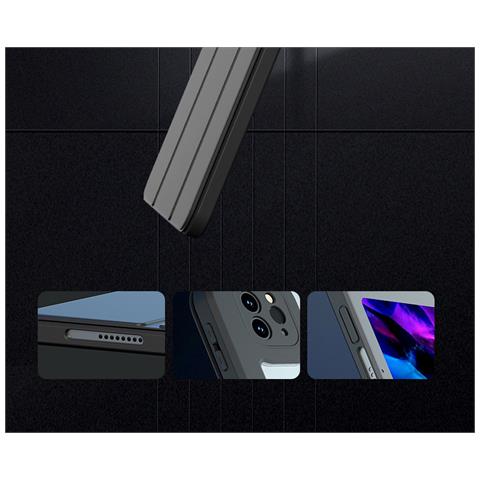 Custodia Magnetica Con Funzione Stand Nero Ipad Pro 12.9 2018/2020/2021 - Foto 5
