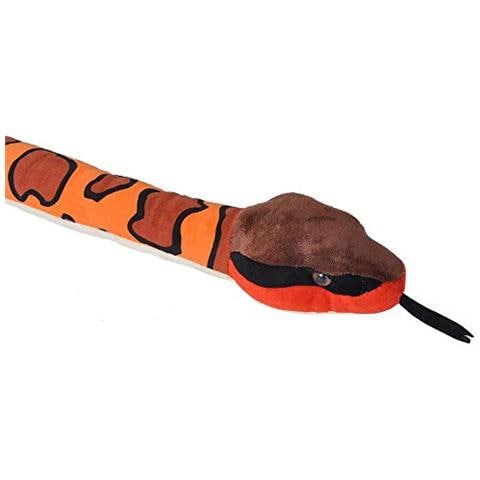 Eastern Cottonmouth, Peluche Serpente, Animale Farcito, Peluche, Regali Per Bambini, 54 Pollici - Foto 1