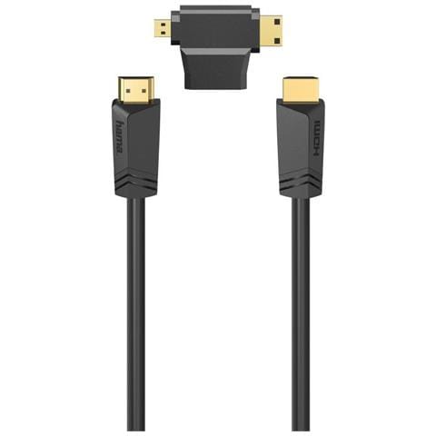 High Speed Hdmi™-kabel, Steck. - Steck., Ethernet, 1,5 M + Hdmi™-adapter (00205162) - Foto 2