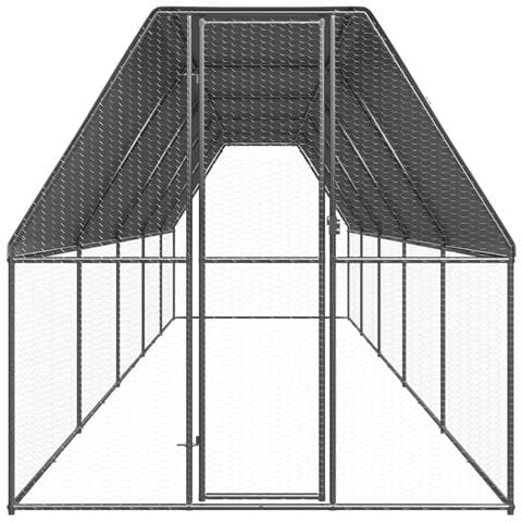 Gabbia Per Polli Da Esterno 2x10x2 M In Acciaio Zincato - Foto 5