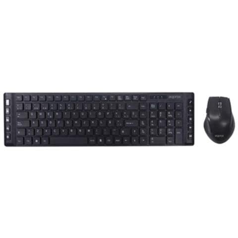 Tastiera e Mouse Wireless 8435099528234  per Casa e Ufficio (Layout Spagnolo) Colore Nero - Foto 1