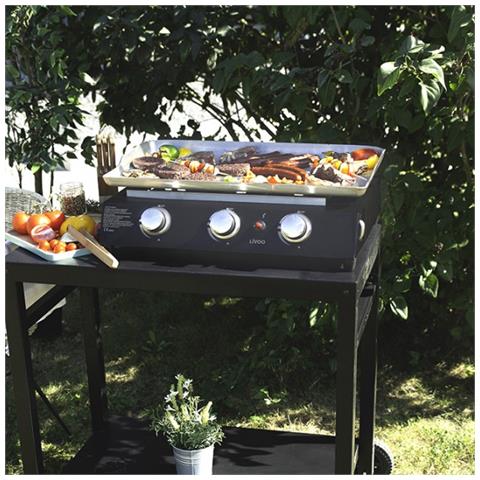 DOC249 barbecue per l'aperto e bistecchiera Grill Da tavolo Gas Nero 7200 W - Foto 2