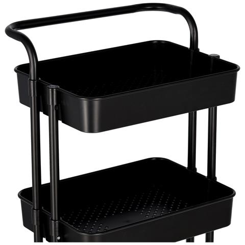 Aiutante Parrucchiere Carrello Cosmetico Tavolino Su Ruote Per La Tintura St010bl Al Salone Di Bellezza Scaffale Con Ripiani - Foto 6