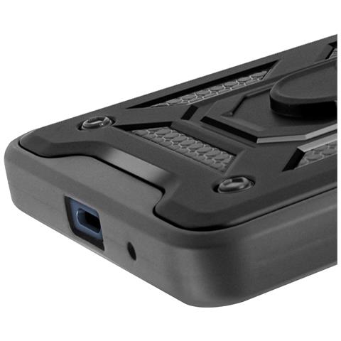 Cover Per Xiaomi Redmi A3 Anello Supporto Coprifotocamera Scorrevole, Nero - Foto 2