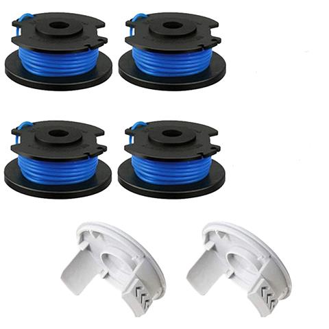 Confezione Da 18 Bobine Di Filo Per Decespugliatore Black And Decker Bobina Di Filo Per Decespugliatore Da 02 Cm 12 Fili Per Decespugliatore 3 Coperture 3 Molle 86139430 - Foto 4