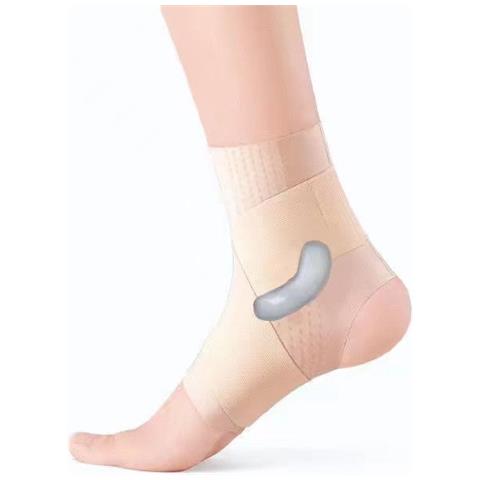 Supporto Per Caviglia Invisibile Ultrasottile Beige L - Foto 1