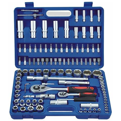 Valigia Attrezzi Chiavi A Cricchetto Bussola 108 Pezzi Utensili Manuali Lavoro - Foto 1