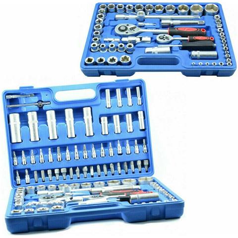 Valigia Attrezzi Chiavi A Cricchetto Bussola 108 Pezzi Utensili Manuali Lavoro - Foto 2