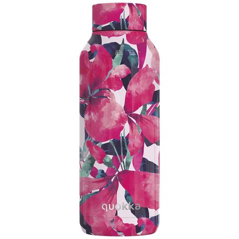 Bottiglia Termica Quokka Rosa Floreale 510 Ml - Foto 1