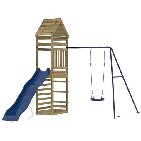 Set Da Gioco Da Esterno In Legno Di Pino Impregnato - Foto 2