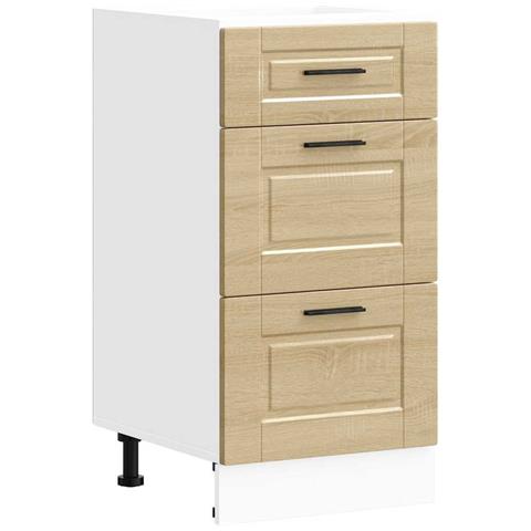 Base Da Cucina Porto Rovere Sonoma In Legno Multistrato - Foto 2