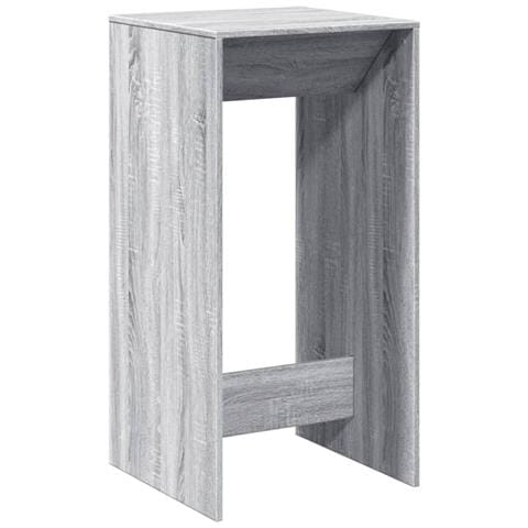 Tavolo Da Bar Grigio Sonoma 51x50x103,5 Cm In Legno Multistrato - Foto 2