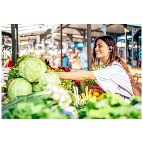 HA-NP40T Auricolare True Wireless Stereo (TWS) A clip Musica e Chiamate Bluetooth Nero - Foto 2