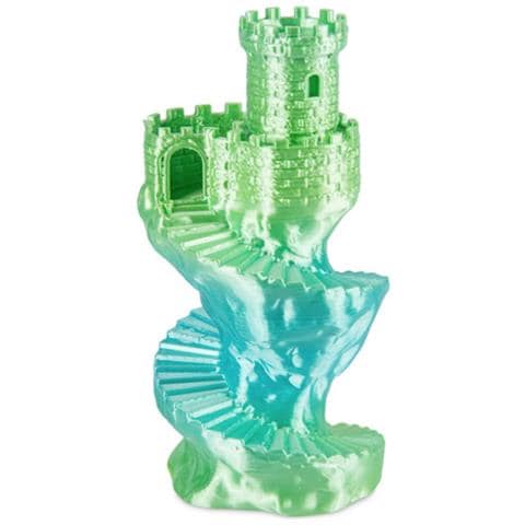 81018 materiale di stampa 3D Acido polilattico (PLA), Seta Multicolore 1 kg - Foto 2