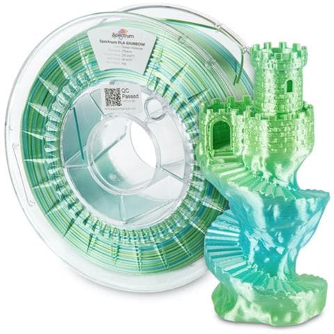 81018 materiale di stampa 3D Acido polilattico (PLA), Seta Multicolore 1 kg - Foto 1