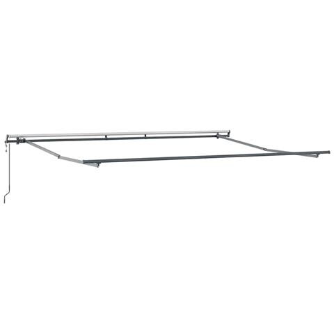 Tenda da Sole Antracite 4 × 3 m Metallo - Foto 1
