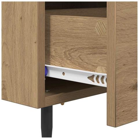 Armadio da Notte rovere artigianale 40 x 35 x 47,5 cm - Foto 9