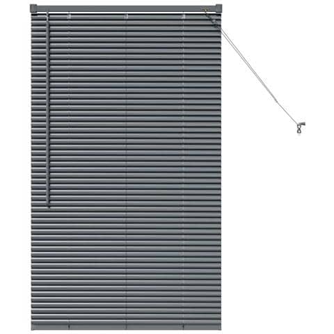 Tenda per Finestra con tende Manuale Grigio scuro Alluminio - Foto 1