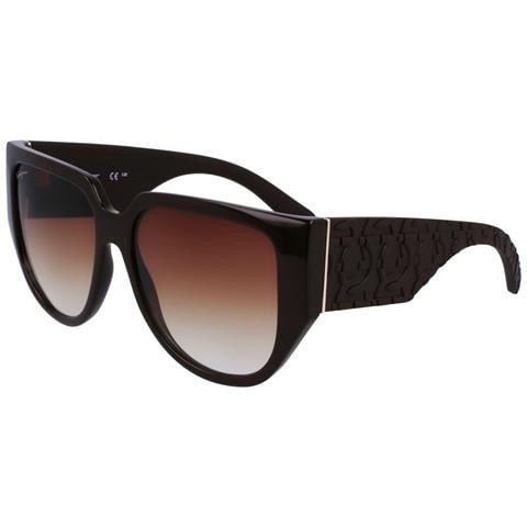 Occhiali Da Sole Ovali Da Donna In Acetato Sf1088se - Foto 1