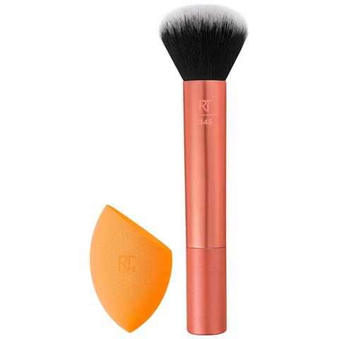 Set :, Blending, Foundation Brush, Rt 245 + Miracle, Makeup Sponge, Orange - Foto 1