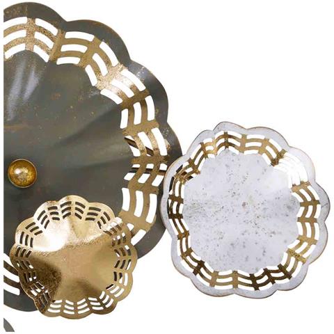 Carta Da Parati Decorativa In Metallo 117,5x58,4x7,6 - Foto 8