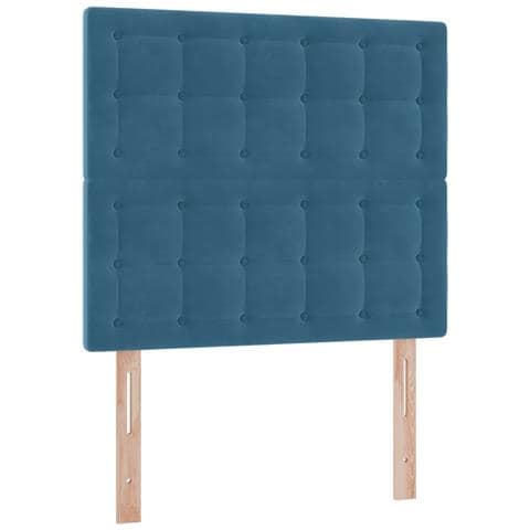 Letto con contenitore e materasso Blu Scuro 100 x 200 cm - Foto 9