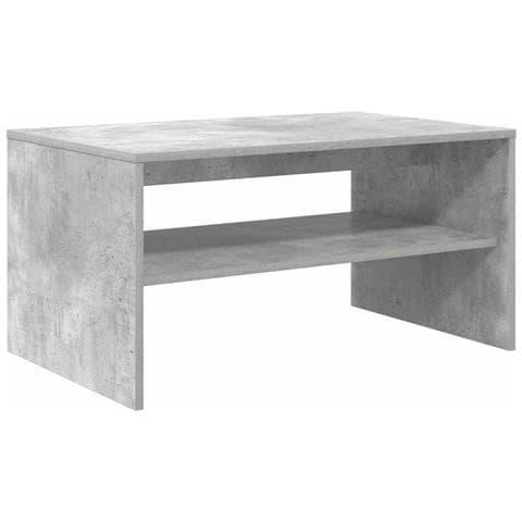 Tavolino da salotto Grigio cemento 80 x 50 x 40 cm - Foto 1