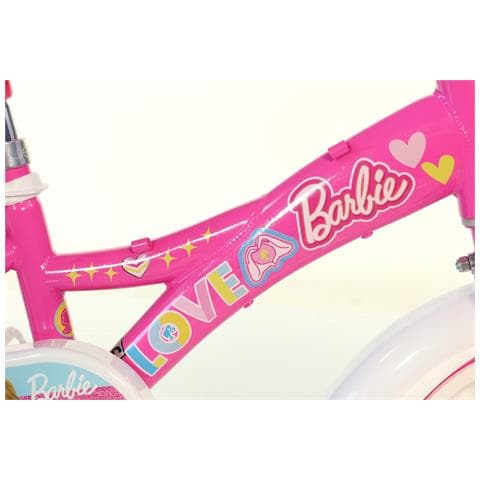 Bici Da Bambina Misura 12'' Art. 612gl-02ba Bicicletta Da Bimba Linea Barbie - Foto 2