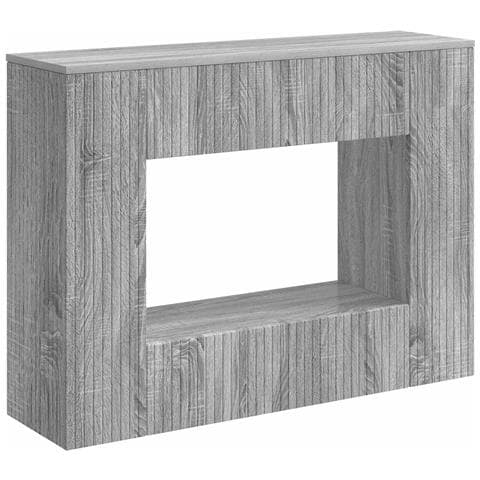 Tavolo consolle Rigato Sonoma grigia 101 x 29 x 74 cm - Foto 1
