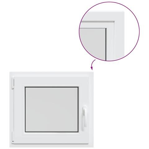 Finestra per Soffitta RISOR 60 x 50 cm PVC e Vetro - Foto 1