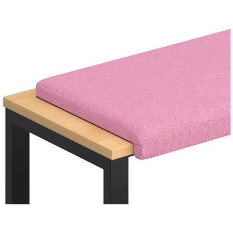 Cuscino per panchina Tessuto Rosa Profondità 35 cm - Foto 1