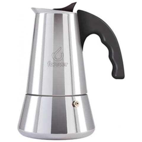 Moka 4 Tazze Acciaio Inox Colore Rosso ad Induzione - Linea Miss Conny - Foto 2