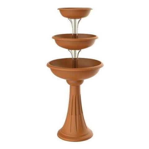 Fioriera colore Terracotta vaso vasi KIT CIOTOLA FONTANA in resina giardino - Foto 5