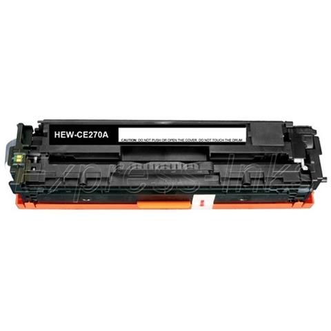 TONER - Ce270a Bk Per Hp Color Laserjet Enterprise Cp5525dn 13.500 Pagine - Foto 1