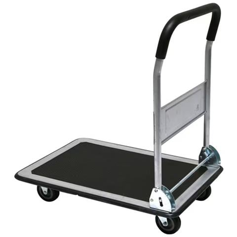 Carrello Portatutto Pieghevole Piattaforma Portata 150 Kg Portapacchi In Acciaio - Foto 2