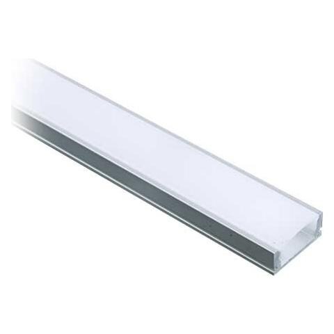 V-tac Vt-8113-w Profilo In Alluminio Bianco Da 2m Milky Cover Per Striscia Led - Sku 3365 - Foto 1