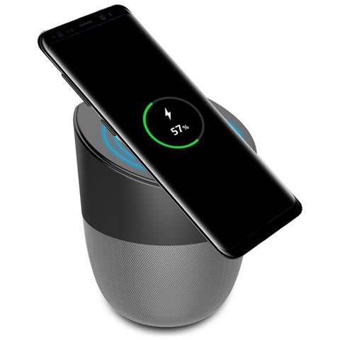 Mini Altoparlante Bluetooth E Caricabatterie Wireless Compatibile Qi E S. . . - Foto 2