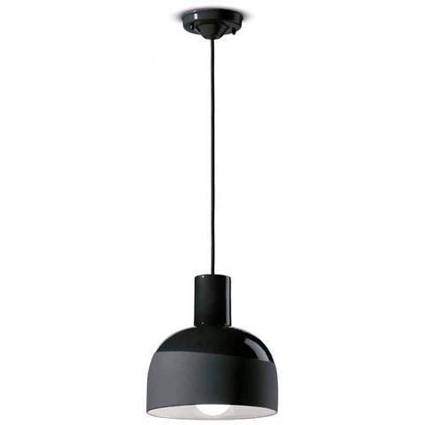 Lampada A Sospensione Decò C2400-nec Colore Nero - Foto 1