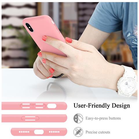Custodia Compatibile Con Apple Iphone X / Xs In Liquid Rosa - Coperchio Protettivo In Silicone Tpu Flessibile - Foto 11