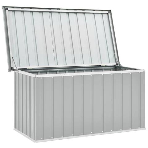 Baule da Giardino Grigio 129x67x65 cm - Foto 8