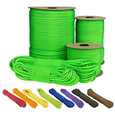 Paracord 550 Del Cavo Dei Paracadute Di Tipo Iii Mil-spec 7 Fili Sopravvivenza (red 50 M) - Foto 1