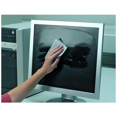 Salviette Screenclean Barattolo Ricaricabile Da 100 Salviette Umidificate Bianco - Foto 1