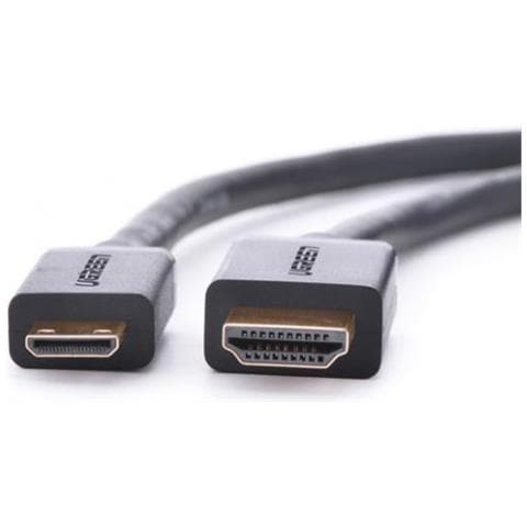Adattatore Mini HDMI maschio a HDMI femmina 22cm (Black)  - Foto 2